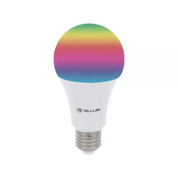 Tellur WiFi Bulb E27 10W White/RGB Dimmable okos fényforrás (TLL331011) Tellur WiFi Bulb E27 10W White/RGB Dimmable okos fényforrás (TLL331011)