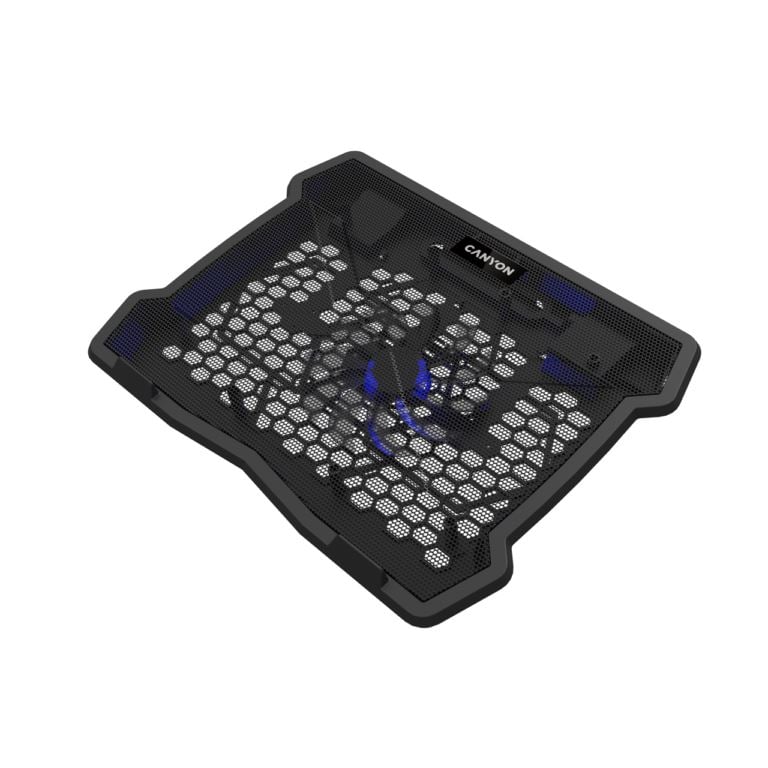 Canyon notebook hűtő LED világítás 2xUSB2.0 15.6" fekete (CNE-HNS02) Canyon notebook hűtő LED világítás 2xUSB2.0 15.6" fekete (CNE-HNS02)