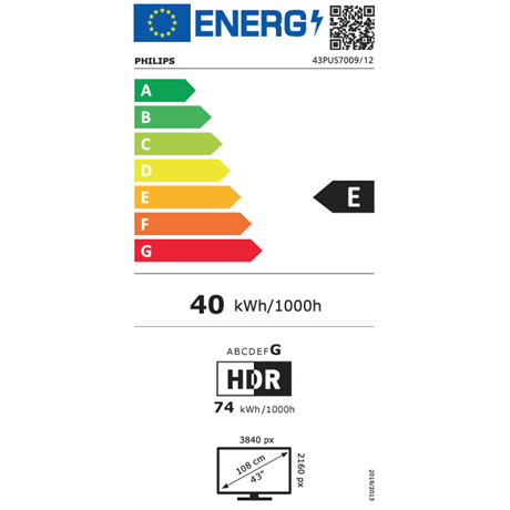 Philips 43PUS7009/12 UHD SMART TV