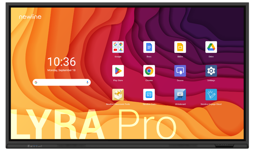 Newline TT-5523QA (LYRA PRO)   interaktív kijelző 55" Android 13