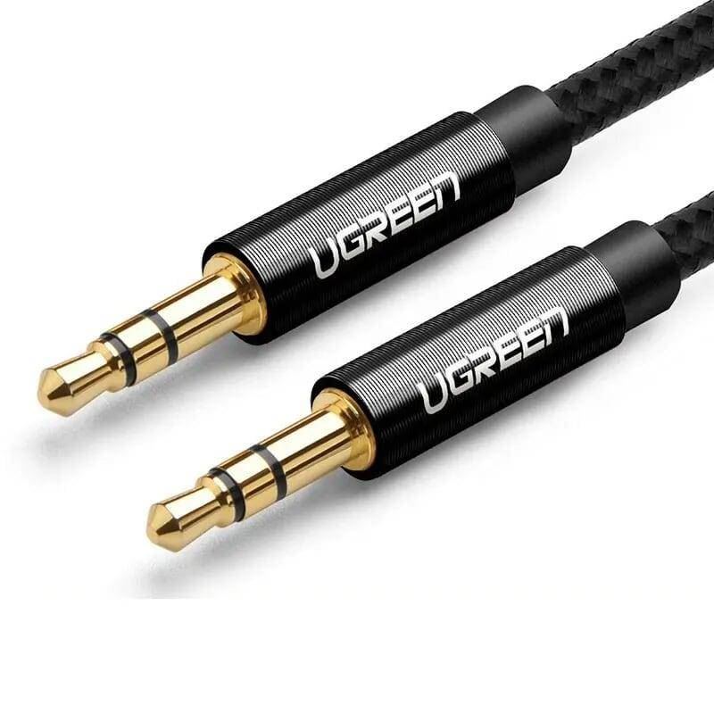 UGREEN AUX mini jack kábel 3.5mm 1m fekete (50361) UGREEN AUX mini jack kábel 3.5mm 1m fekete (50361)