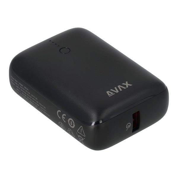 Avax PB105B Mini 10000mAh fekete powerbank