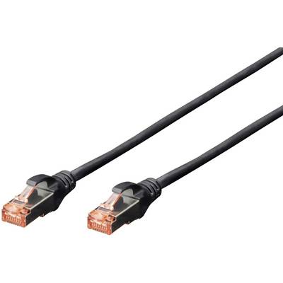RJ45 Hálózat Csatlakozókábel CAT 6 S/FTP 5.00 m Fekete Halogénmentes, sodort érpár, Védővel, Lángálló Digitus RJ45 Hálózat Csatlakozókábel CAT 6 S/FTP 5.00 m Fekete Halogénmentes, sodort érpár, Védővel, Lángálló Digitus