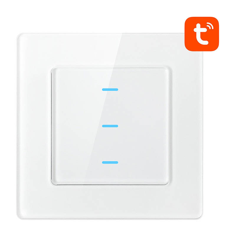 Smart Light Switch WiFi Avatto N-TS10-W3 3 Way TUYA (white) Smart Light Switch WiFi Avatto N-TS10-W3 3 Way TUYA (white)