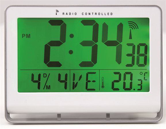 Alba "Horlcdneo" rádióvezérlésű LCD kijelzős falióra ezüst színű (BHORLCDNEOE) Alba "Horlcdneo" rádióvezérlésű LCD kijelzős falióra ezüst színű (BHORLCDNEOE)