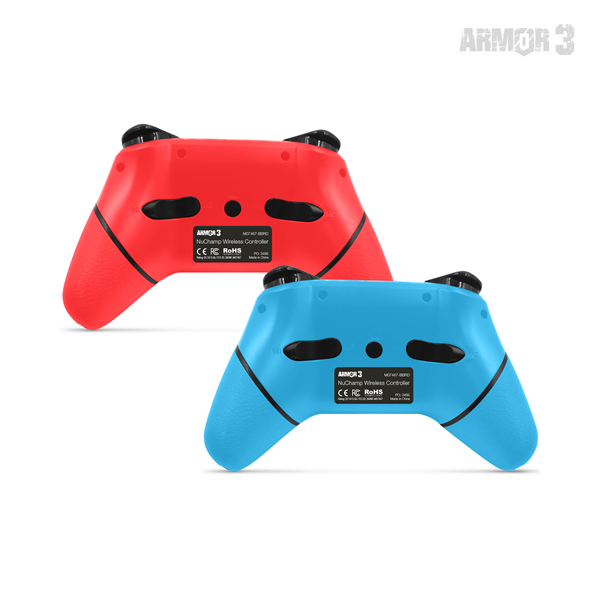 ARMOR3 NUCHAMP Nintendo Switch Kiegészítő Vezeték nélküli kontroller Kék & Piros (2-PACK)