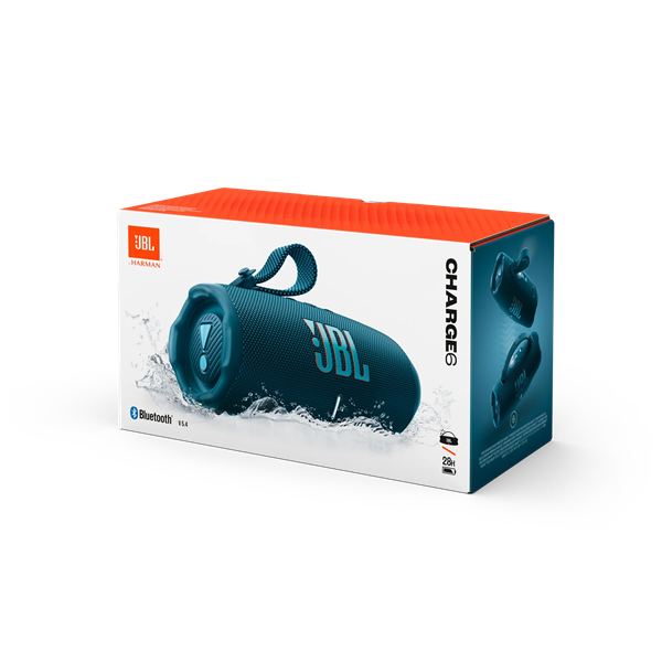 JBL CHARGE 6 BLU Hordozható  vízálló BT hangszóró Kék 