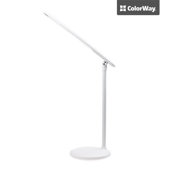 COLORWAY  CW-DL02B-W Asztali LED lámpa beépített akkumulátor Fehér 