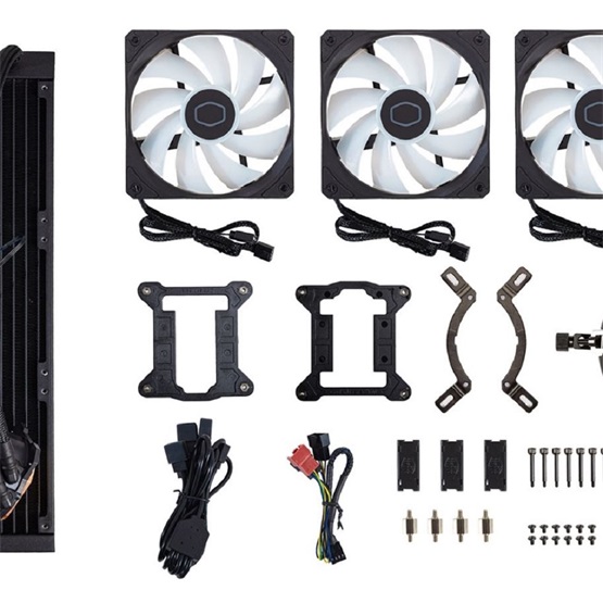 Cooler Master  MasterLiquid 360L MLW-D36M-A18PZ-R1 Core ARGB  Vízhűtés/Univerzális  