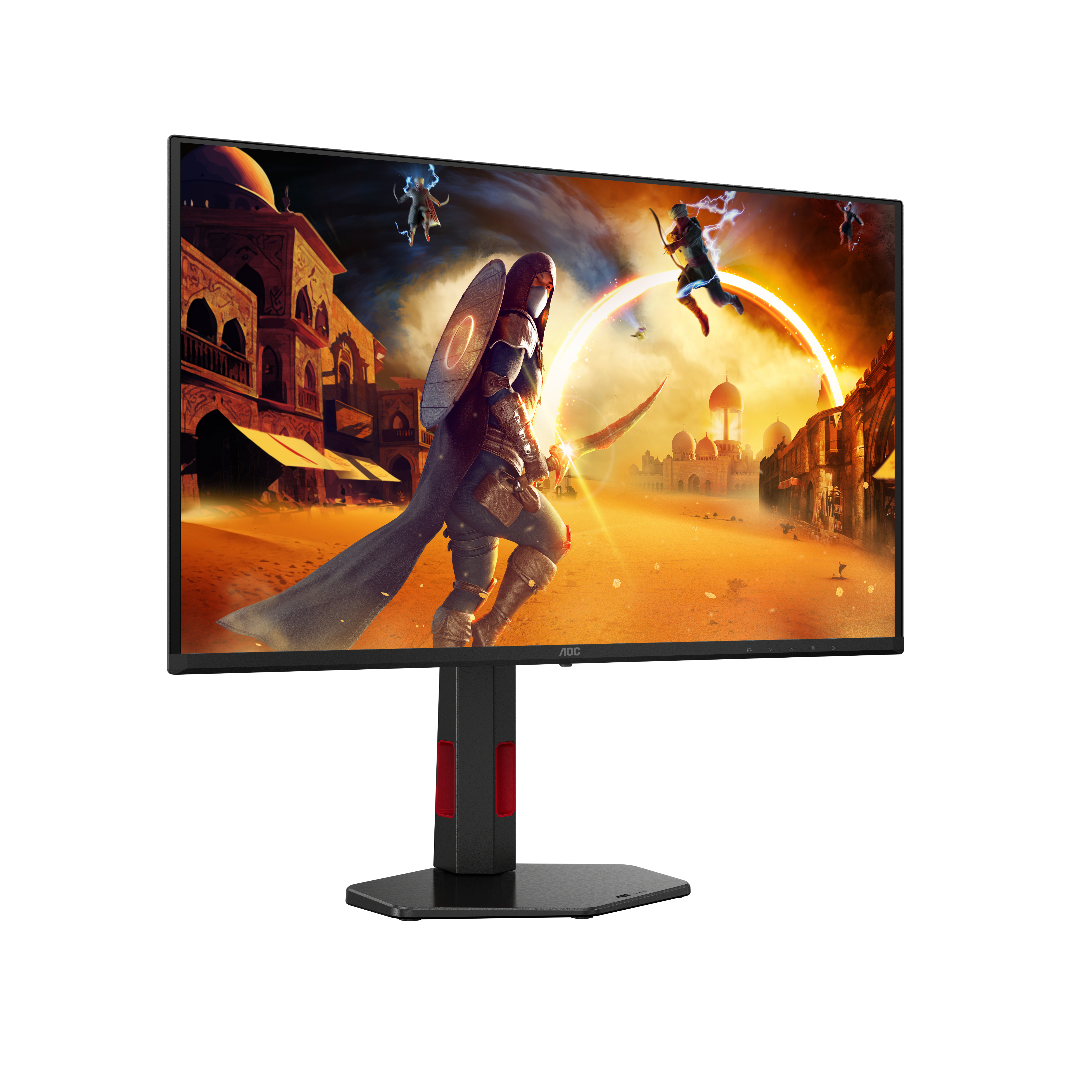 AOC 26,5" Q27G4SDR Monitor - 2560x1440, QHD, OLED, QD-OLED, 360 Hz, 0,03ms  Gamer,  Hangszóró, FreeSync, G-Sync, Pivot, Fekete