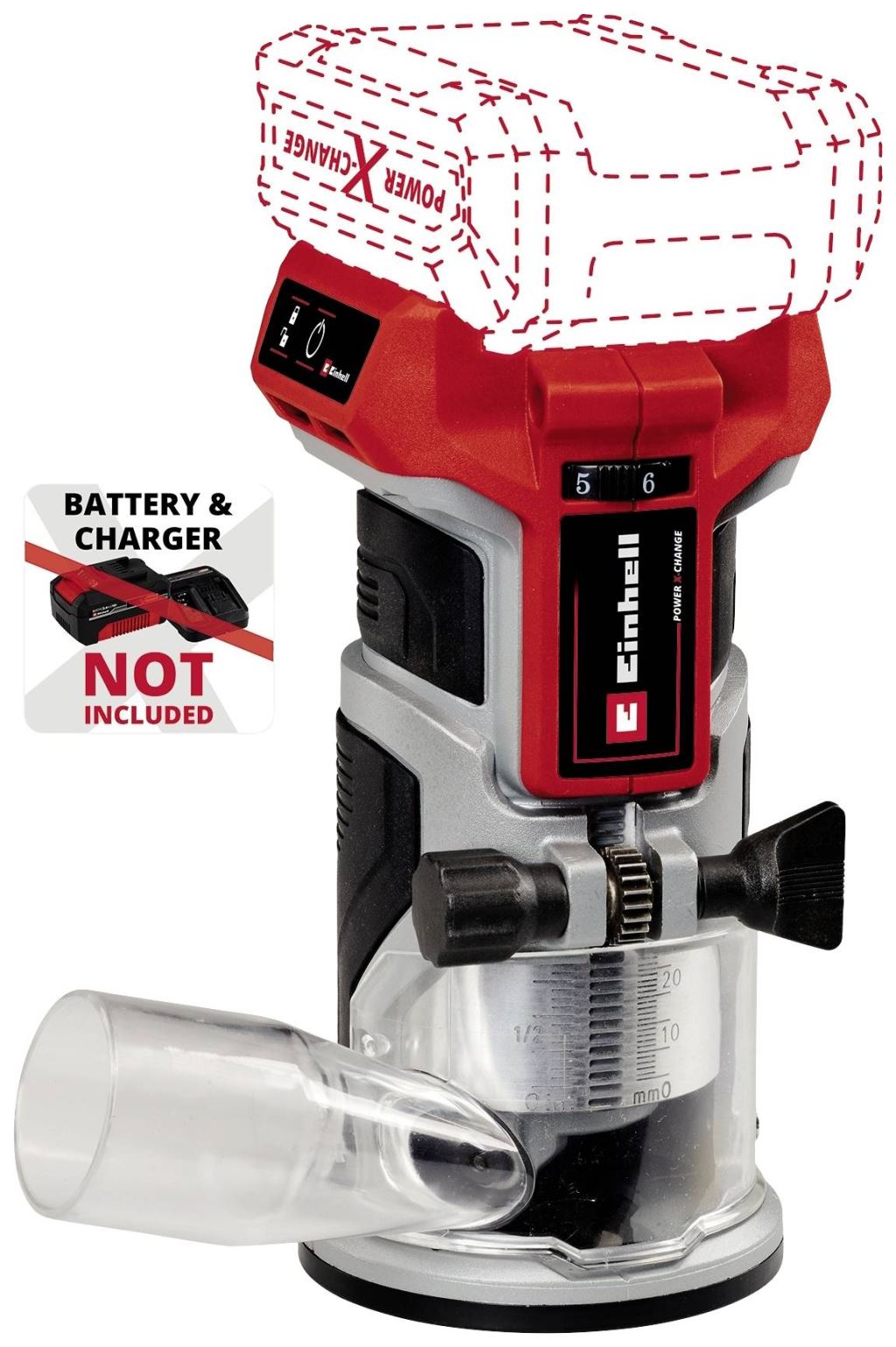 Einhell TP-ET 18 Li BL - Solo felületmaró akku és töltő nélkül (4350412) Einhell TP-ET 18 Li BL - Solo felületmaró akku és töltő nélkül (4350412)