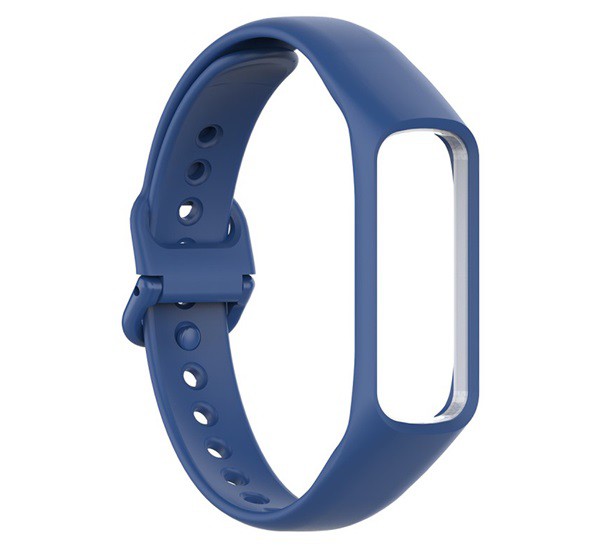 Pótszíj (szilikon, állítható, speciális) SÖTÉTKÉK [Samsung Galaxy Fit 2 (SM-R220)]