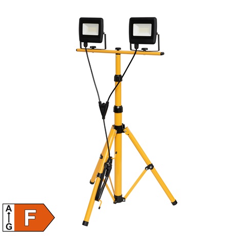 Somogyi FLL STAND 2/30 LED fényvető, állványos, 2x30W, 2x400 lm, IP65