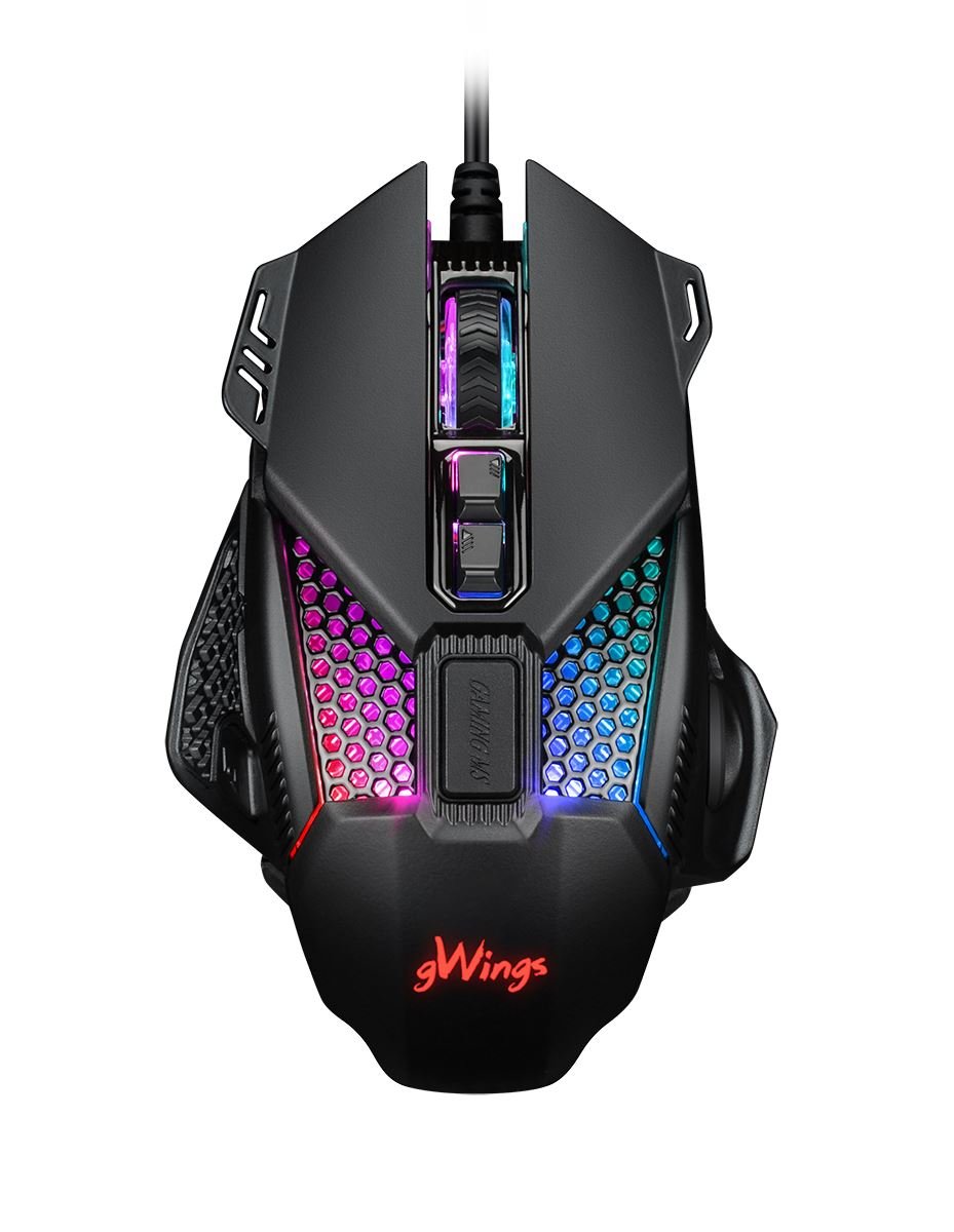 gWings GW9X5M súlyozható gaming egér