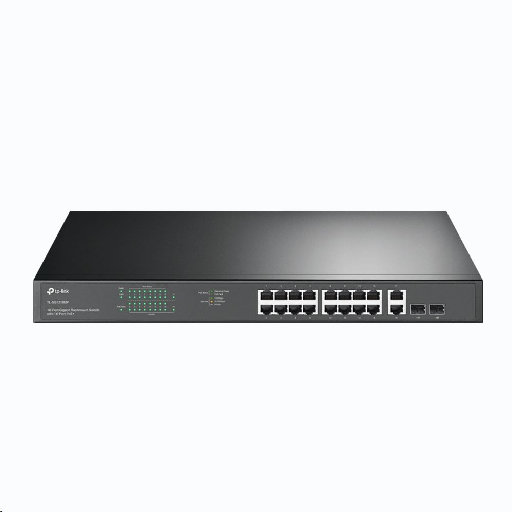 TP-Link TL-SG1218MP 16 portos PoE+ switch TP-Link TL-SG1218MP 16 portos PoE+ switch