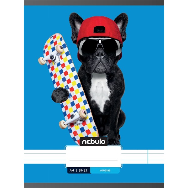 Nebulo Xtreme A4 81-32 tűzött vonalas füzet Nebulo Xtreme A4 81-32 tűzött vonalas füzet