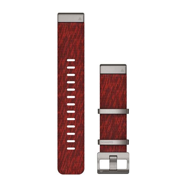 Garmin óraszíj QuickFit 22 Jacquard-szövésű nejlon pánt - piros ( 010-12738-22) Garmin óraszíj QuickFit 22 Jacquard-szövésű nejlon pánt - piros ( 010-12738-22)