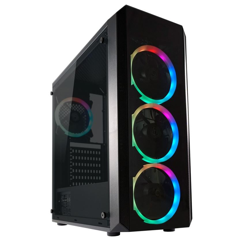 LC Power 703B Quad-Luxx táp nélküli ablakos ház fekete (LC-703B-ON) LC Power 703B Quad-Luxx táp nélküli ablakos ház fekete (LC-703B-ON)