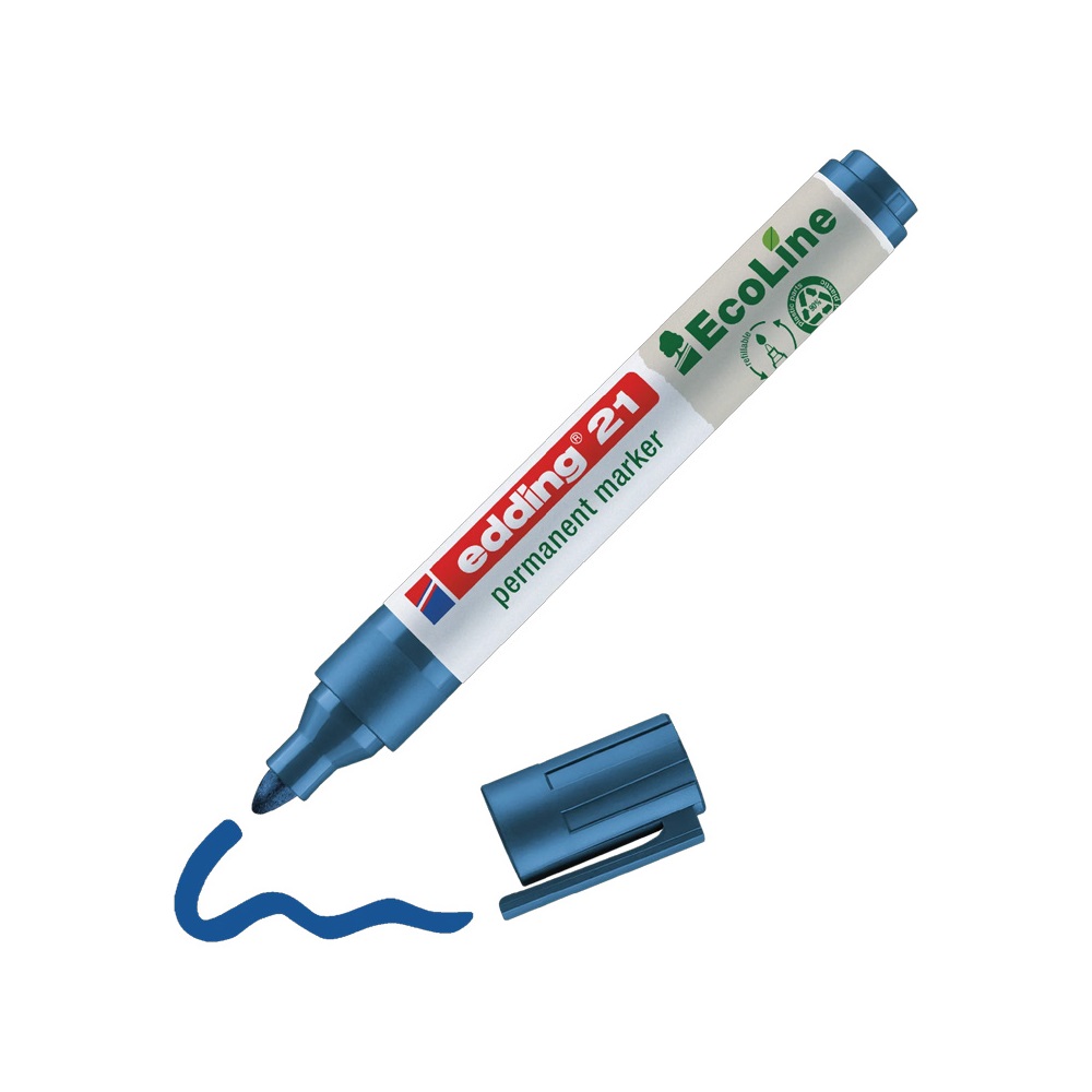 Edding Alkoholos marker 1,5-3mm,  21 EcoLine kék (4-21003)