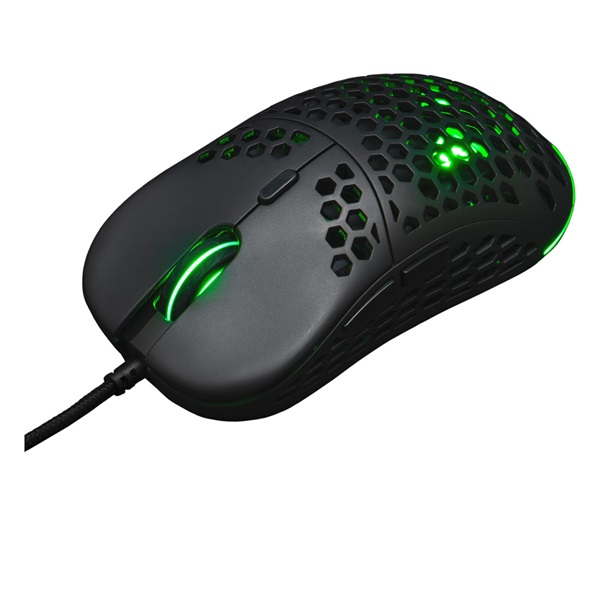 The G-Lab  KULT-OXYGEN-B  12800 DPI  RGB Gamer Egér fekete 