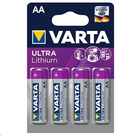 Varta Ultra Lithium AA elem (4db/csomag) (6106301404) Varta Ultra Lithium AA elem (4db/csomag) (6106301404)