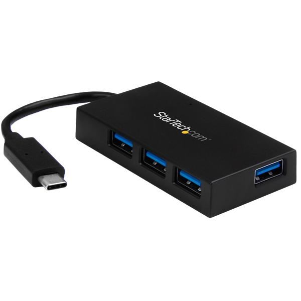 StarTech.com 4 portos USB 3.0 Hub fekete (HB30C4AFS) StarTech.com 4 portos USB 3.0 Hub fekete (HB30C4AFS)