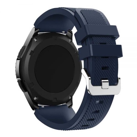Mybandz 22SKU6101 SZILIKON ÓRASZÍJ /MÉLYKÉK/ / 22MM