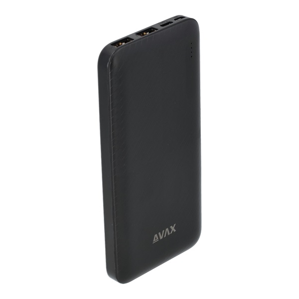 Avax PB104B LIGHTY 10000mAh PowerBank Fekete