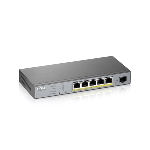 ZyXEL GS1350-6HP 5-port GbE Smart Managed PoE Switch  
