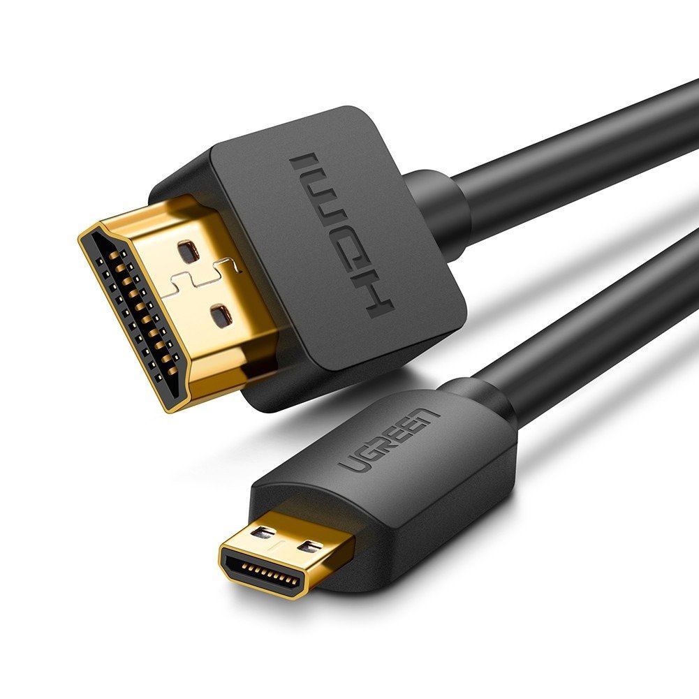 UGREEN HD127 Micro HDMI - HDMI 4K 3D kábel 1m, fekete (30148) UGREEN HD127 Micro HDMI - HDMI 4K 3D kábel 1m, fekete (30148)