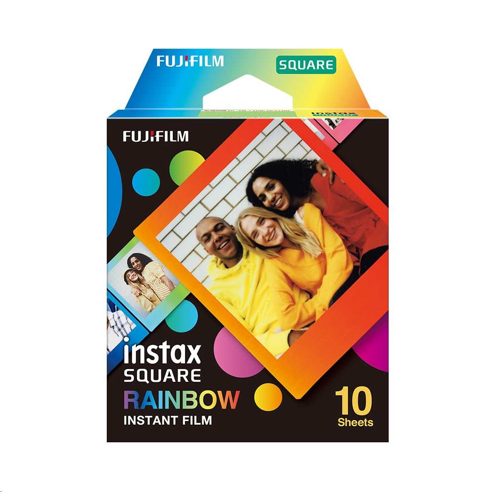 Fujifilm Instax SQUARE RAINBOW film 10 lap (16671320) Fujifilm Instax SQUARE RAINBOW film 10 lap (16671320)