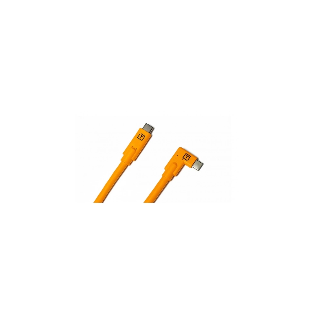 TetherPro USB-C to USB-C Right Angle Fekete TetherPro USB-C to USB-C Right Angle Fekete