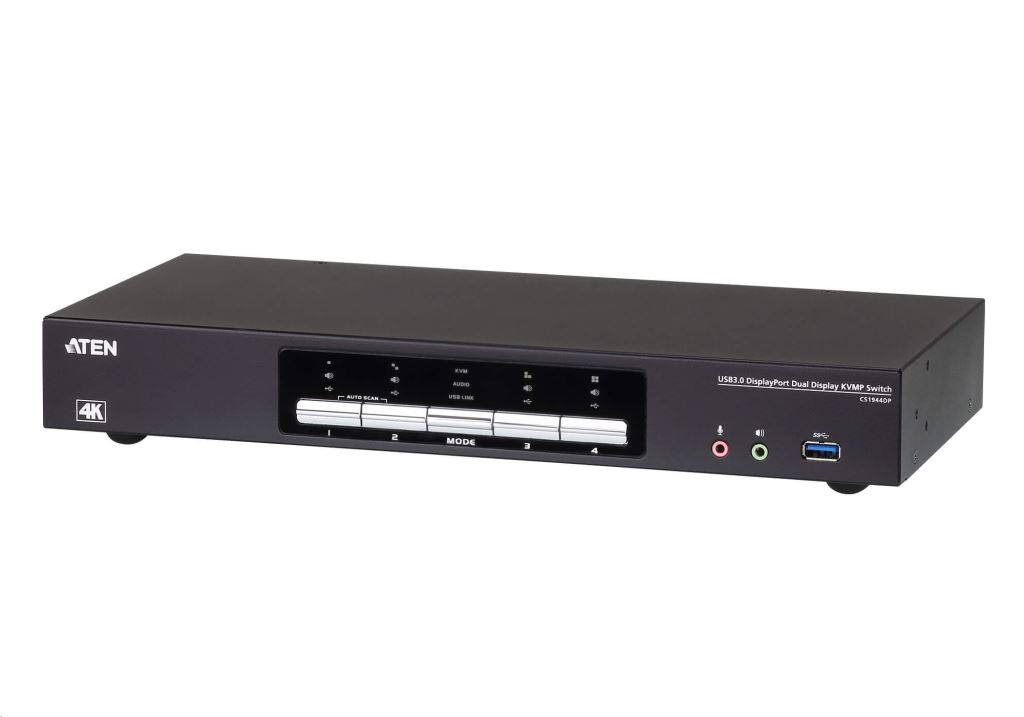 ATEN 4-Port KVM Switch (CS1944DP-AT-G) ATEN 4-Port KVM Switch (CS1944DP-AT-G)
