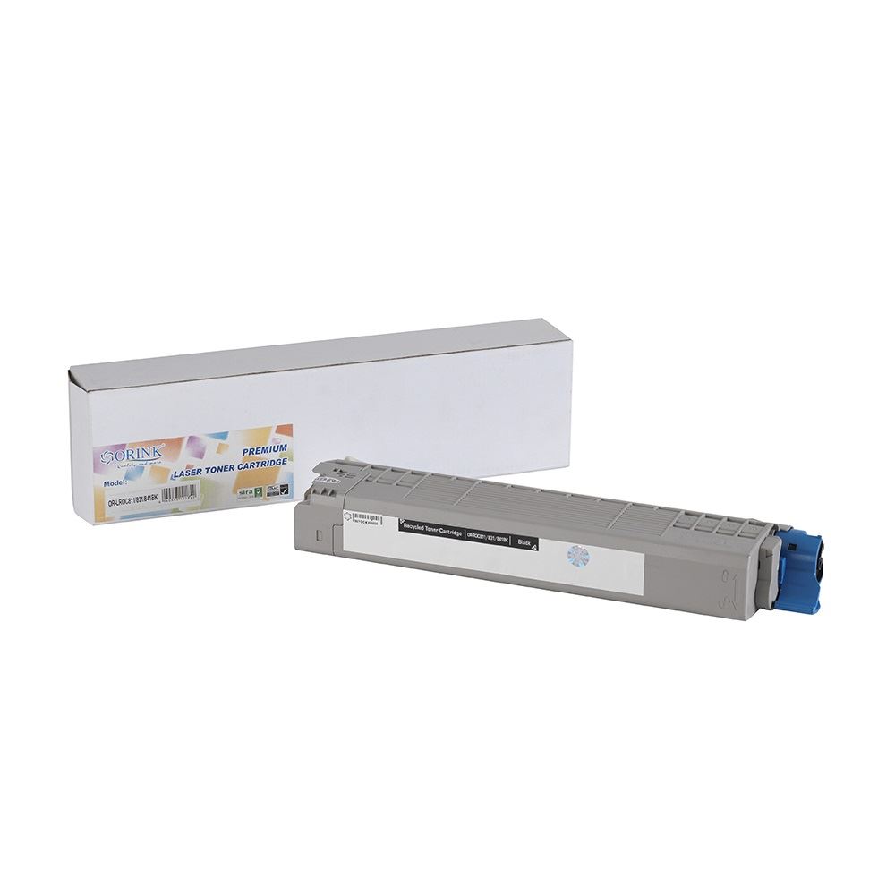 Orink C811 utángyártott Ricoh toner fekete (RIO811BK)