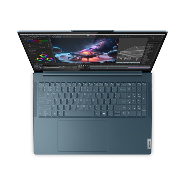 Lenovo Yoga Pro 9 16IMH9 16"3,2K  Ultra 7 155H 16GB 1TB Win11 Notebook Kékeszöld Lenovo Yoga Pro 9 16IMH9 16"3,2K  Ultra 7 155H 16GB 1TB Win11 Notebook Kékeszöld