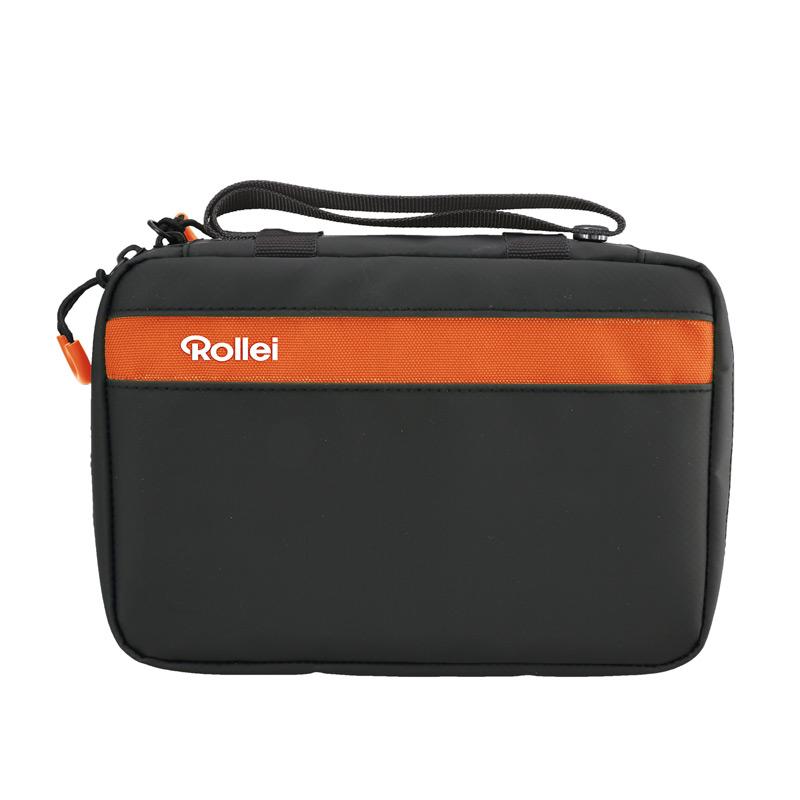Rollei Actioncam Bag sportkamera tartozéktáska narancs/fekete Rollei Actioncam Bag sportkamera tartozéktáska narancs/fekete