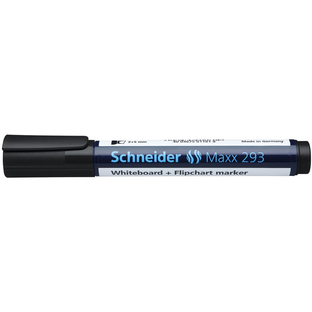 SCHNEIDER Tábla- és flipchart marker 2-5mm, vágott végű Maxx 293 fekete (29399 - 09) SCHNEIDER Tábla- és flipchart marker 2-5mm, vágott végű Maxx 293 fekete (29399 - 09)