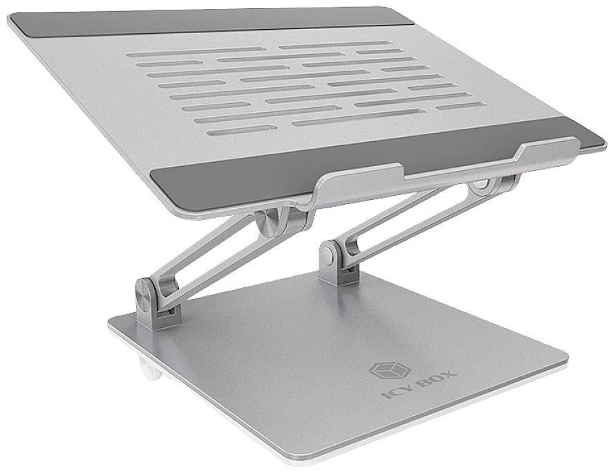 ICY BOX IB-NH300 17" Notebook tartó Alumínium ezüst (60934)