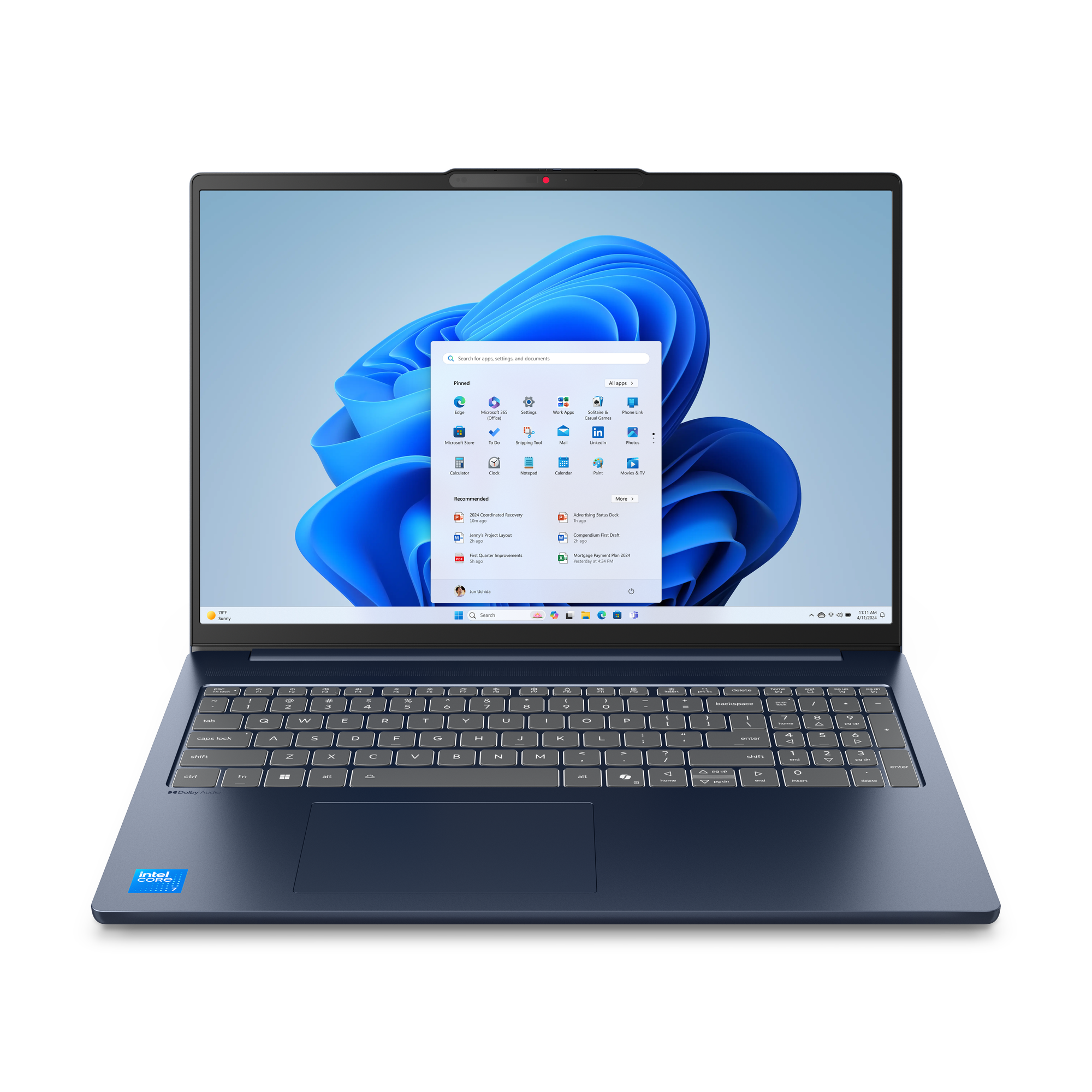 LENOVO IdeaPad Slim 5 16IRH10R 16" WUXGA, Intel Core 5 210H, 32GB DDR5 RAM, 1TB SSD, Magyar billentyűzet, Kozmikus kék