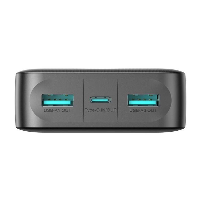 Joyroom JR-PBF14 2.4A LED  20000mAh Powerbank Fekete 
