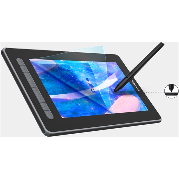 XP-PEN  Artist 12 2nd gen.  11,6" IPS 5080 LPI Grafikus kijelző Fekete