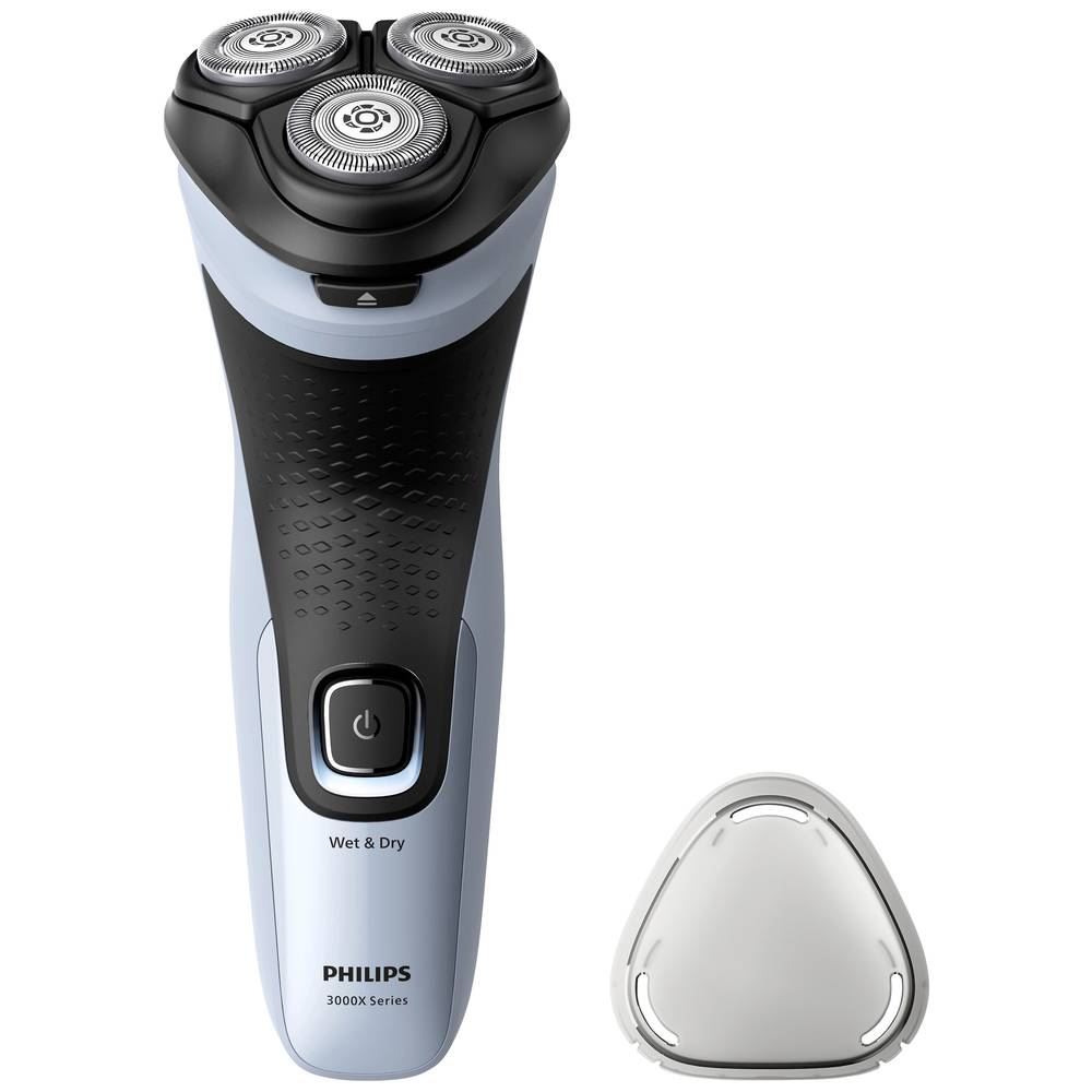Philips 3000X Series Rotációs borotva Fekete-Kék Philips 3000X Series Rotációs borotva Fekete-Kék