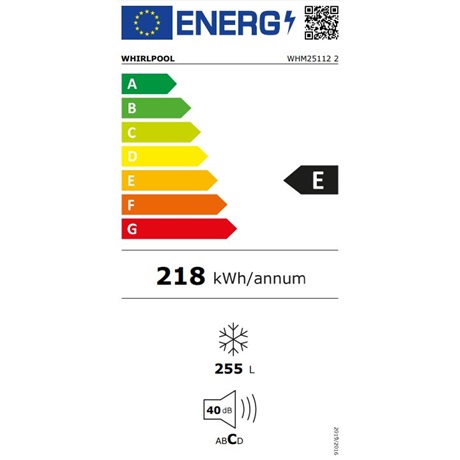 Whirlpool WHM 25112 2 FAGYASZTÓLÁDA 251L