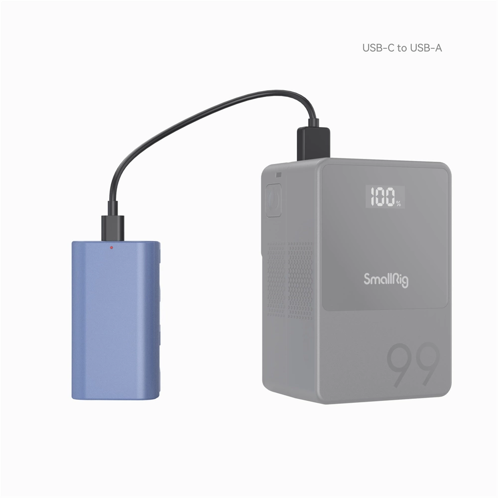 SMALLRIG NP-F550 USB-C  Újratölthető fényképezőgép akkumulátor