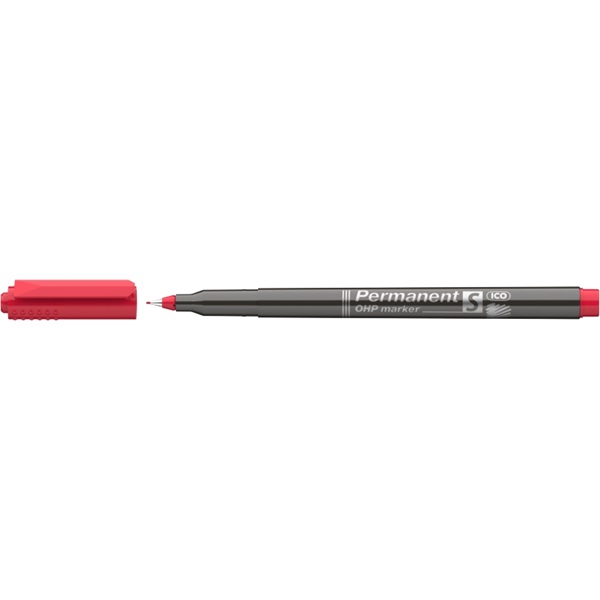 ICO OHP S 0,3mm piros permanent marker