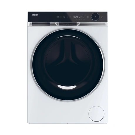 Haier HW100-BD14397U1S Elöltöltős mosógép Fehér/Fekete - 10 kg, A Energiaosztály