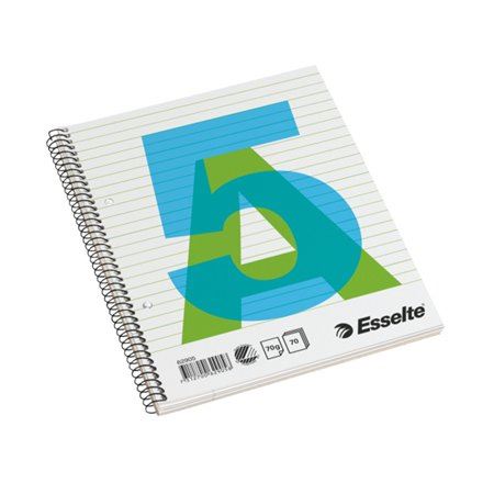 Esselte spirálfüzet, A5, vonalas, 70 lap (E75822) Esselte spirálfüzet, A5, vonalas, 70 lap (E75822)