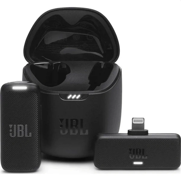JBL Quantum Stream Lightning vezeték nélküli streaming mikrofon Fekete