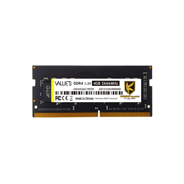 Kingsman 8GB DDR4 2666Mhz CL19 1.2V Notebook Memória Kingsman 8GB DDR4 2666Mhz CL19 1.2V Notebook Memória