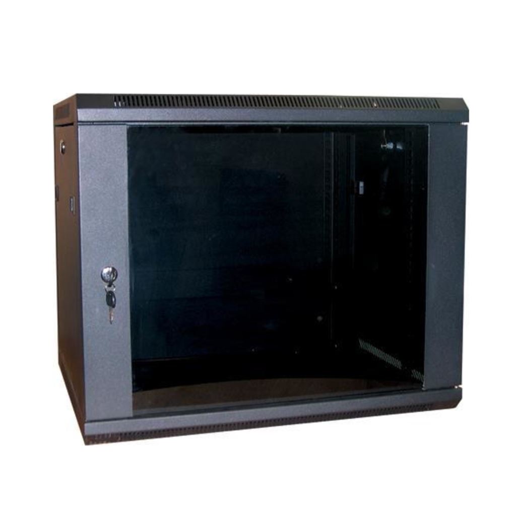 Excel 19" Fali rack szekrény WR600 6U 600x600mm fekete (WBFP6.6SGB) Excel 19" Fali rack szekrény WR600 6U 600x600mm fekete (WBFP6.6SGB)